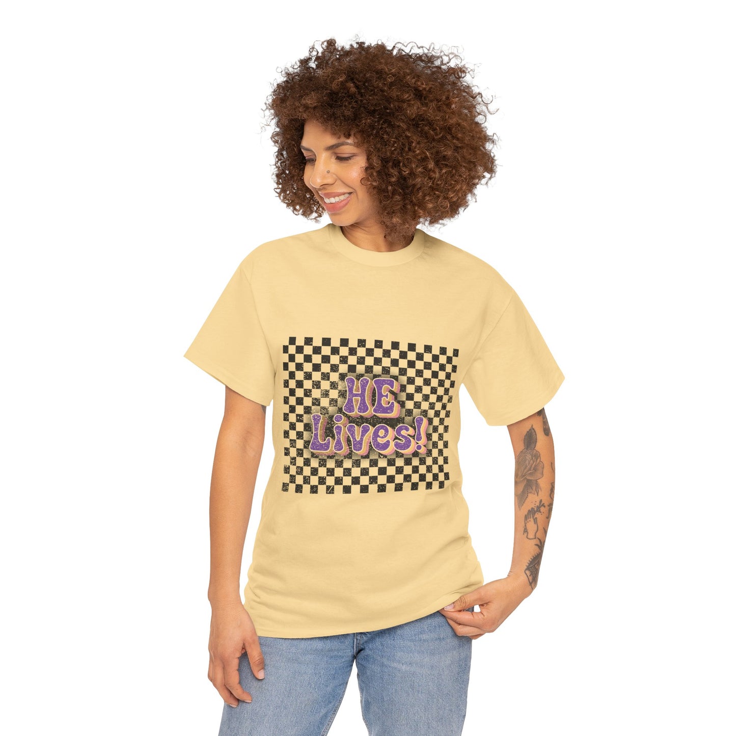 He Lives! Retro Easter T-Shirt – Faith That Speaks Loud and Clear