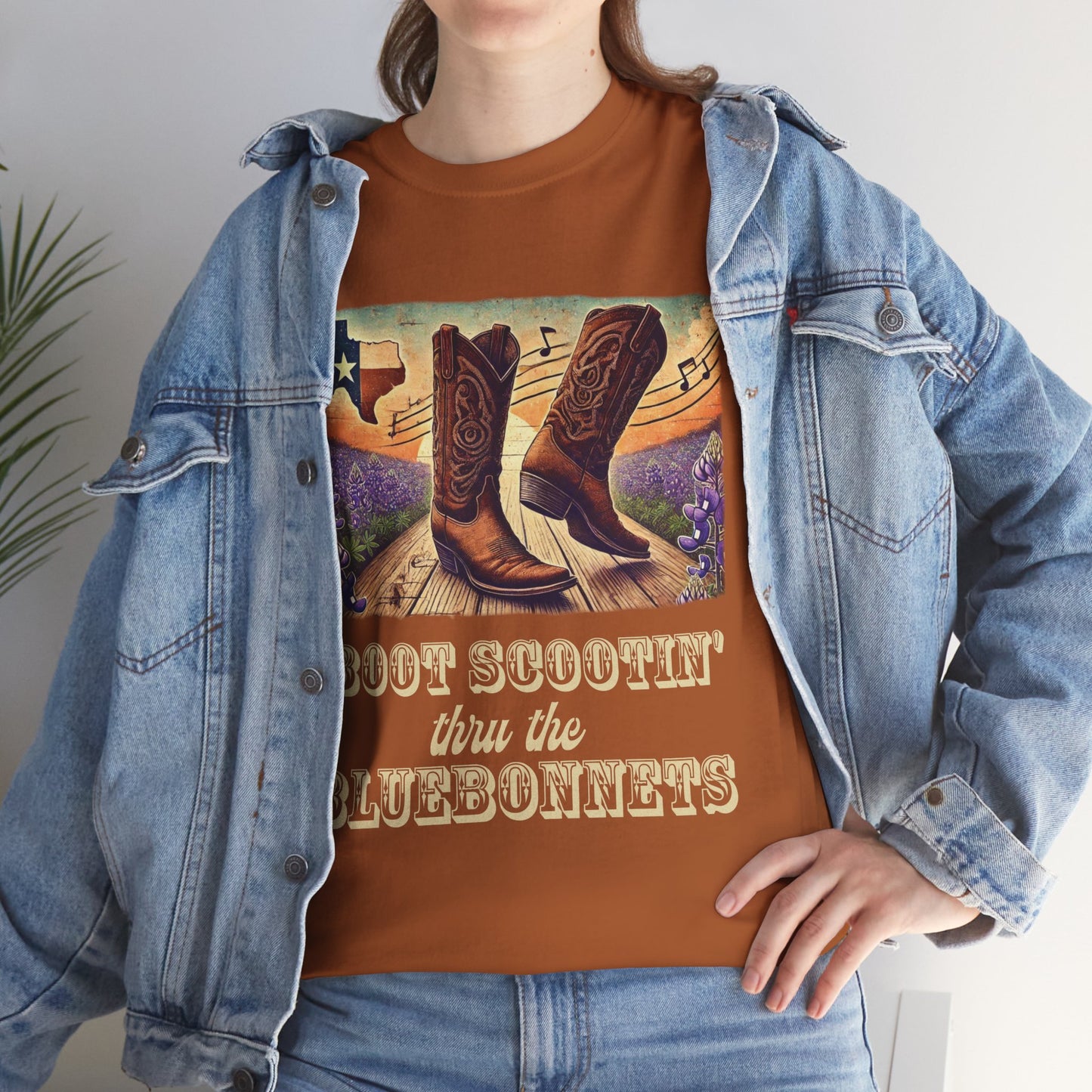 Unisex Tee - Boot Scootin’ Thru the Bluebonnets