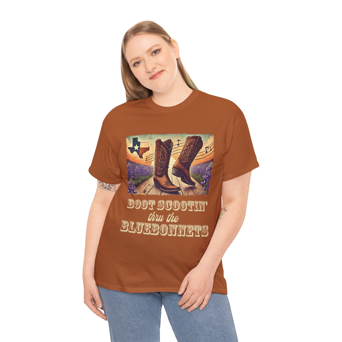 Unisex Tee - Boot Scootin’ Thru the Bluebonnets