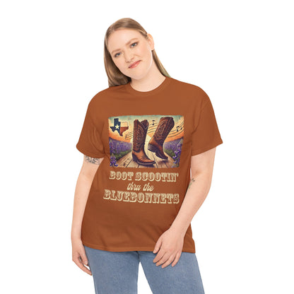 Unisex Tee - Boot Scootin’ Thru the Bluebonnets