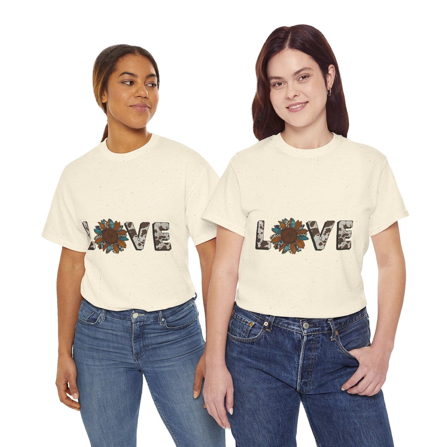 Unisex Tee - Western Sunflower Love - Motor Girl Boutique
