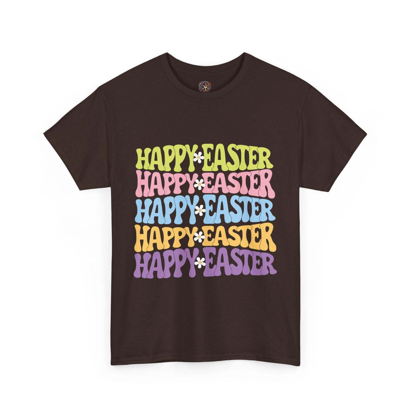 Happy Easter Four Ways T-Shirt – Groovy Colors, Retro Vibes