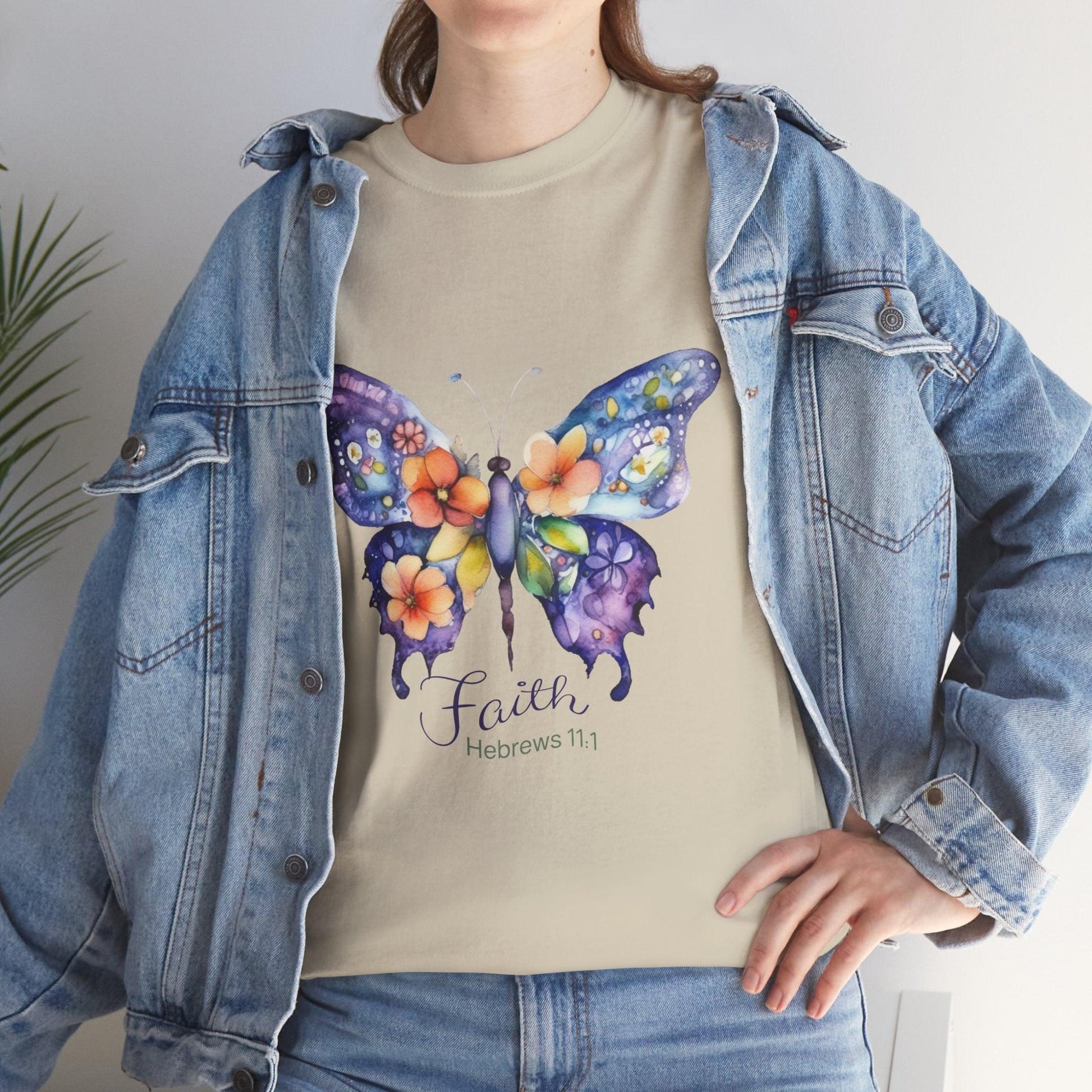 Faith Butterfly Hebrews 11 Tee - Motor Girl Boutique