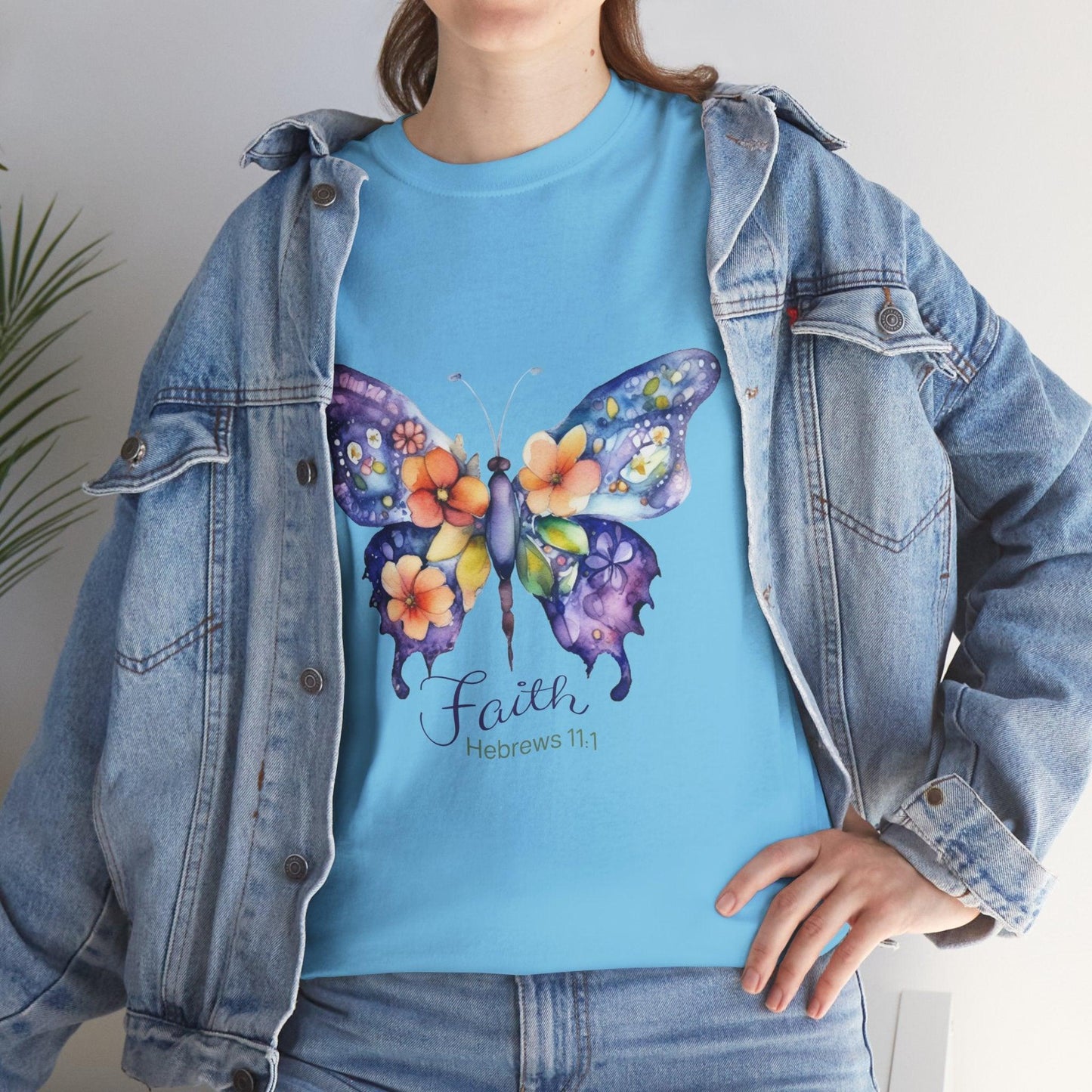 Faith Butterfly Hebrews 11 Tee - Motor Girl Boutique