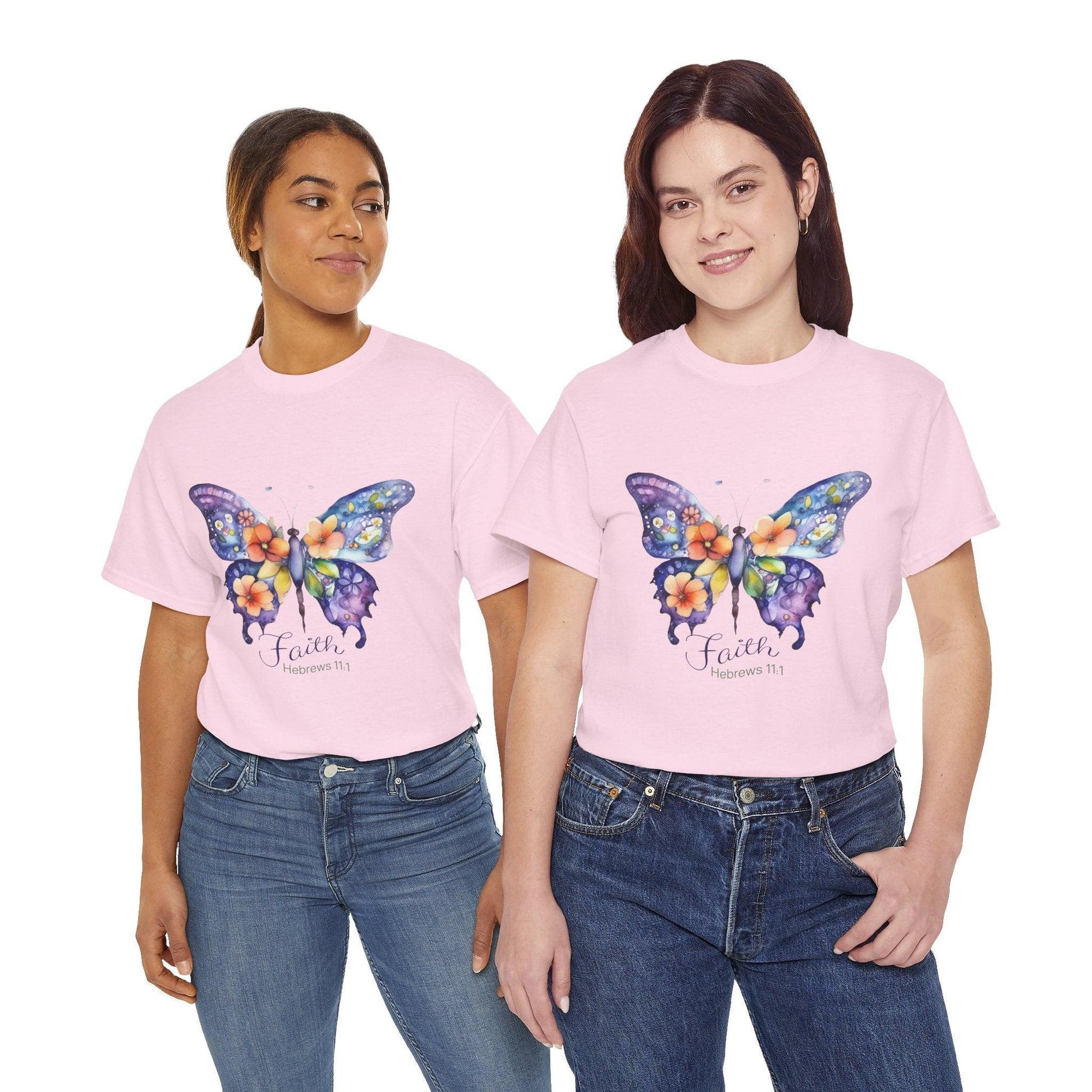 Faith Butterfly Hebrews 11 Tee - Motor Girl Boutique