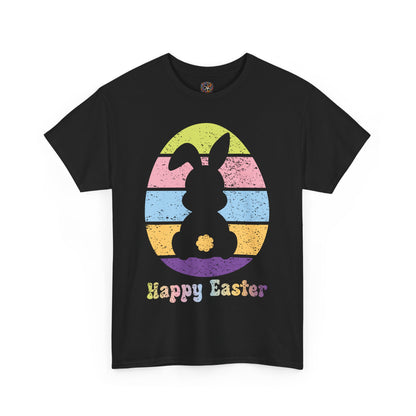 Retro Grunge Happy Easter Bunny T-Shirt – Vintage Vibes, Easter Style