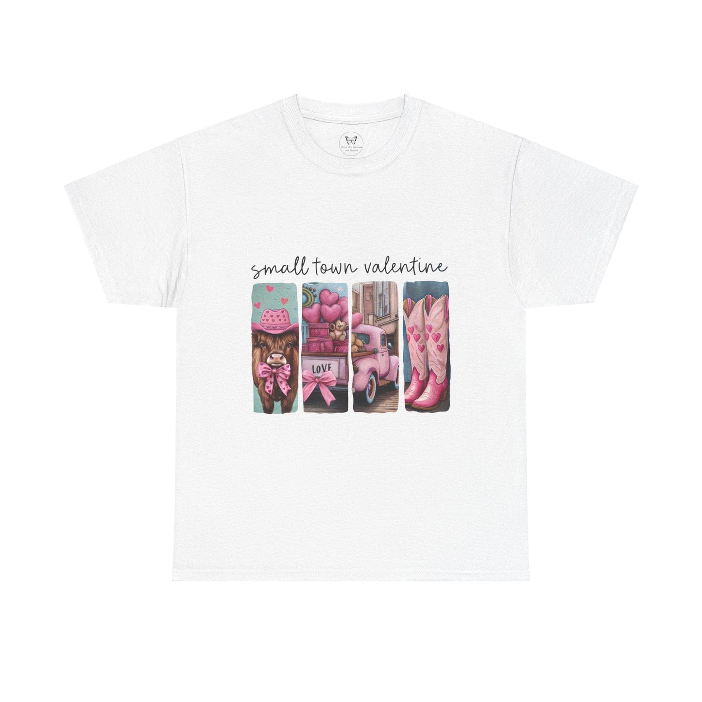 Unisex Tee - Small Town Valentine - Motor Girl Boutique