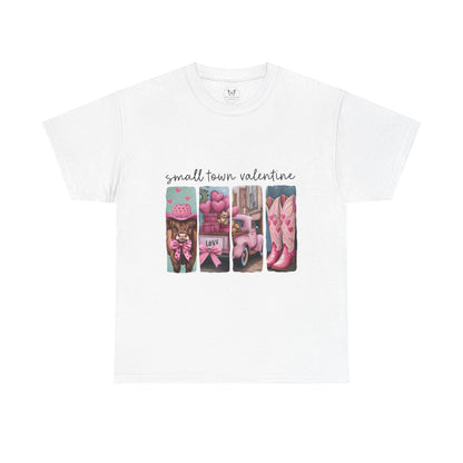 Unisex Tee - Small Town Valentine - Motor Girl Boutique