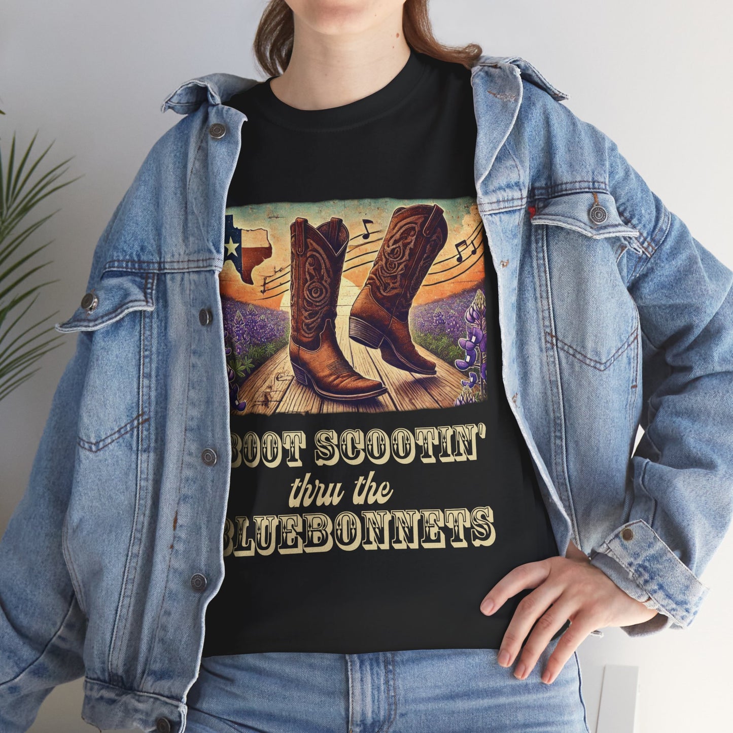 Unisex Tee - Boot Scootin’ Thru the Bluebonnets