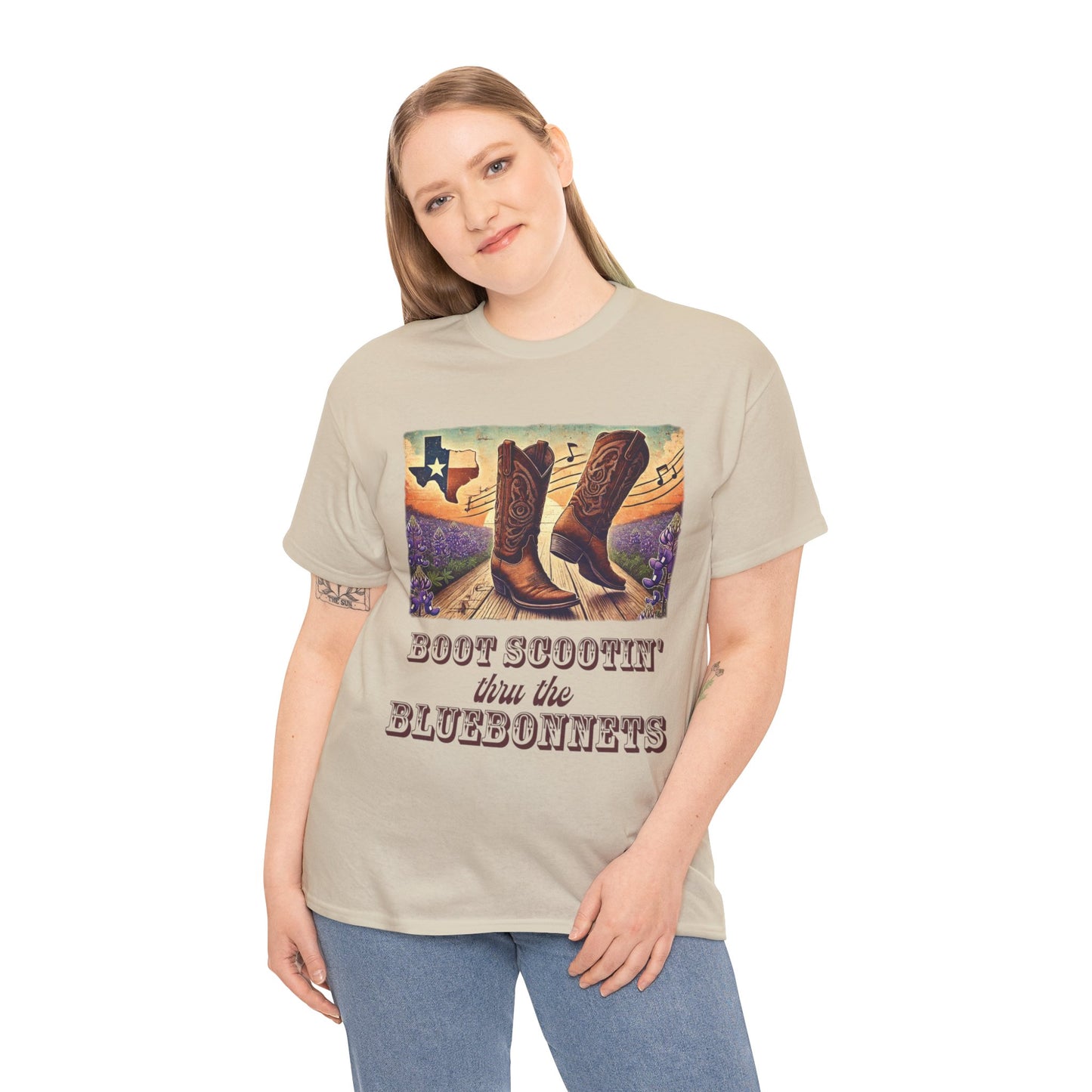 Unisex Tee - Boot Scootin’ Thru the Bluebonnets