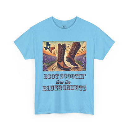 Unisex Tee - Boot Scootin’ Thru the Bluebonnets