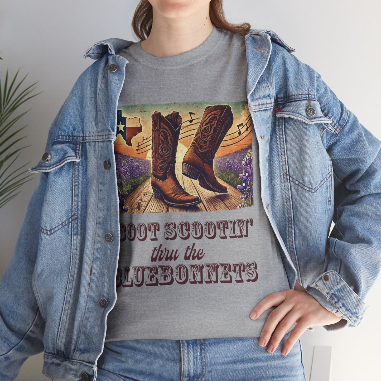 Unisex Tee - Boot Scootin’ Thru the Bluebonnets