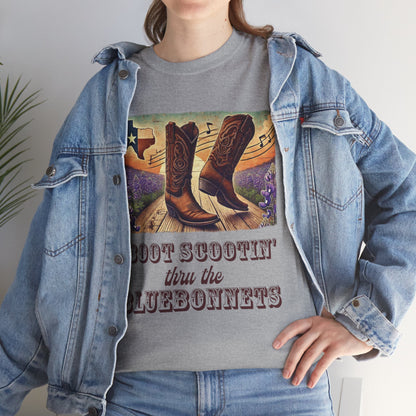 Unisex Tee - Boot Scootin’ Thru the Bluebonnets