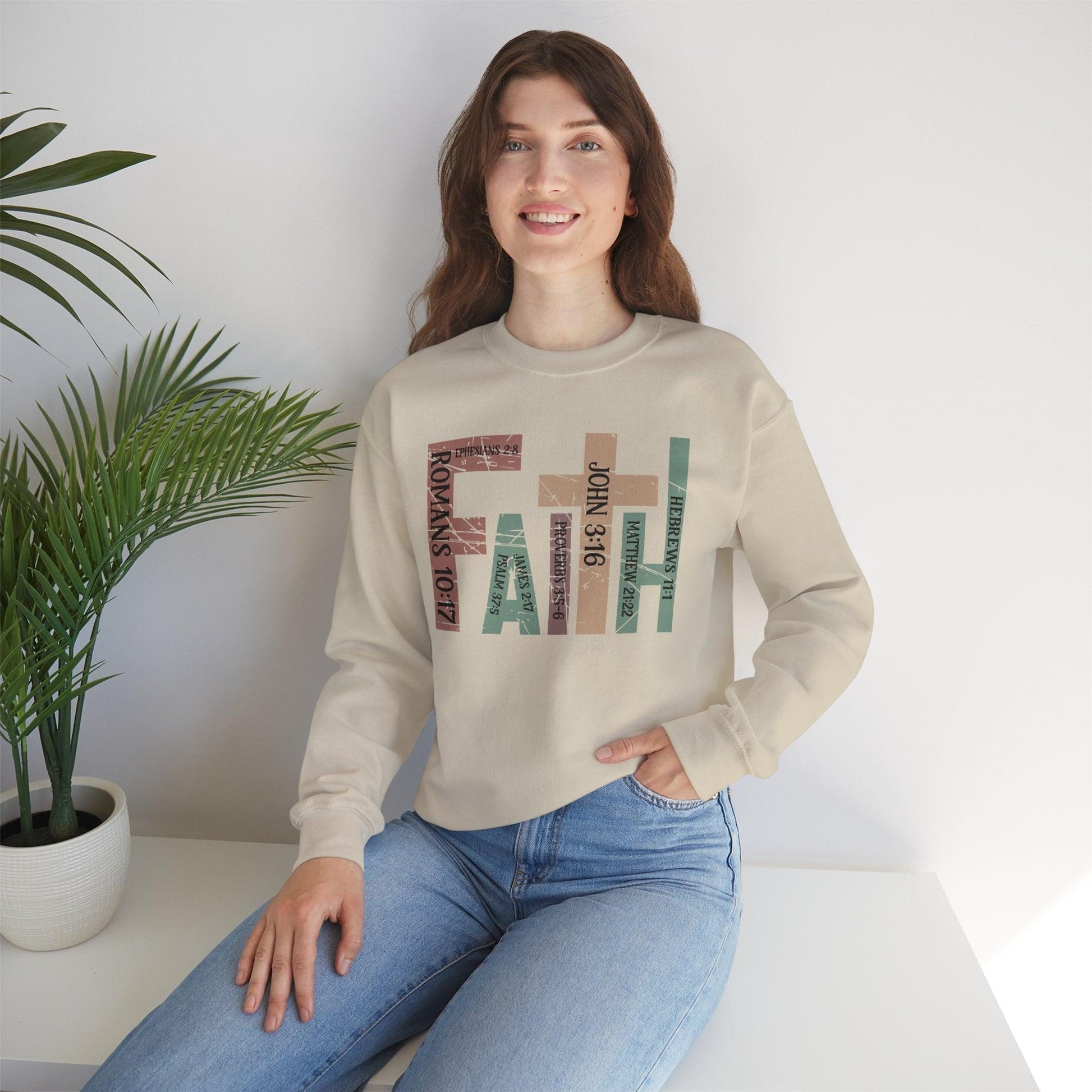 Christian Faith Sweats-Bible Verses Unisex Sweatshirt - Motor Girl Boutique
