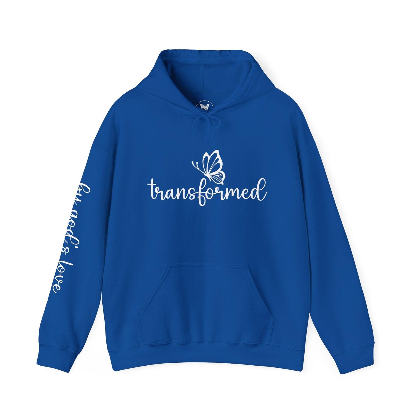 Butterfly Transformed Unisex Hoodie - God's Love Design - Motor Girl Boutique