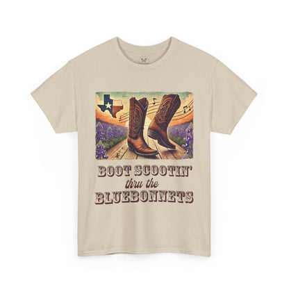 Unisex Tee - Boot Scootin’ Thru the Bluebonnets