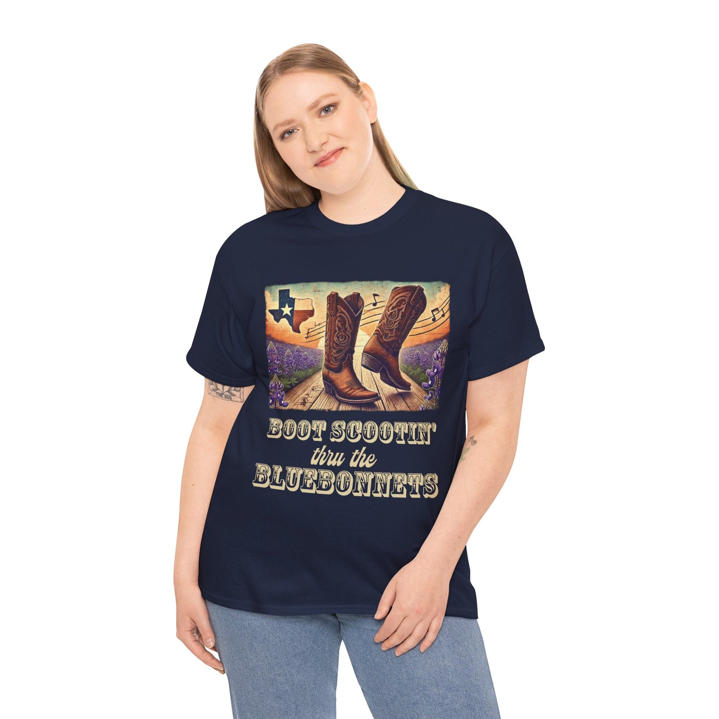 Unisex Tee - Boot Scootin’ Thru the Bluebonnets