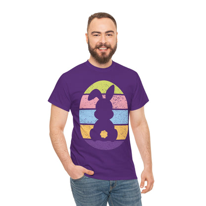 Color Band Grunge Bunny T-Shirt – Easter with an Edge