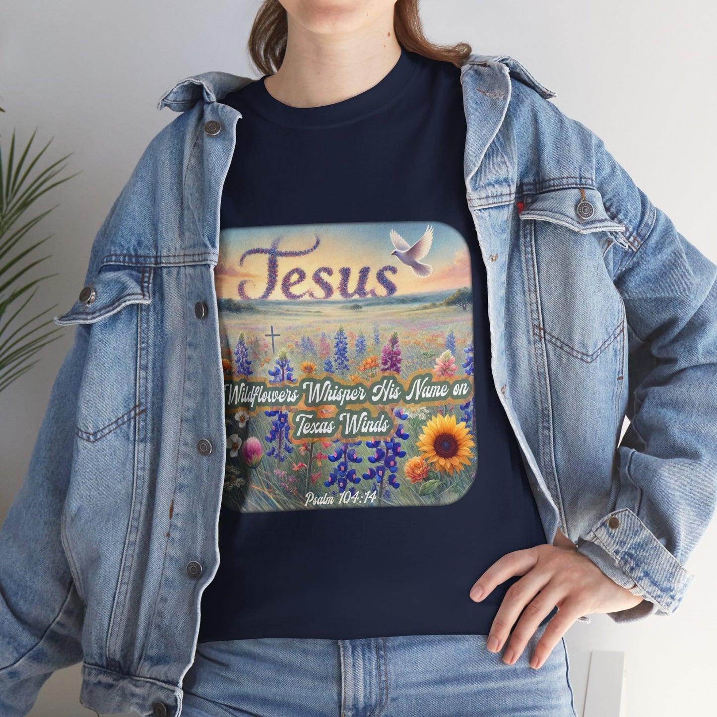 Unisex Tee - Wildflowers Whisper His Name on Texas Winds
