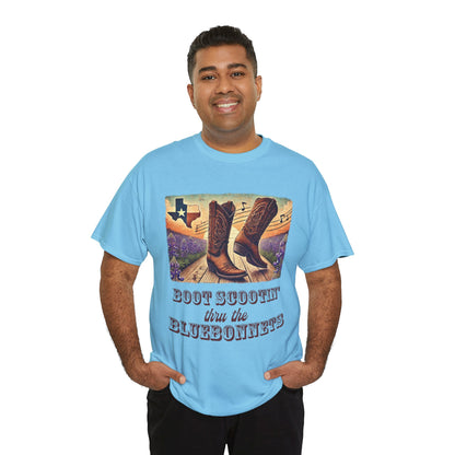 Unisex Tee - Boot Scootin’ Thru the Bluebonnets