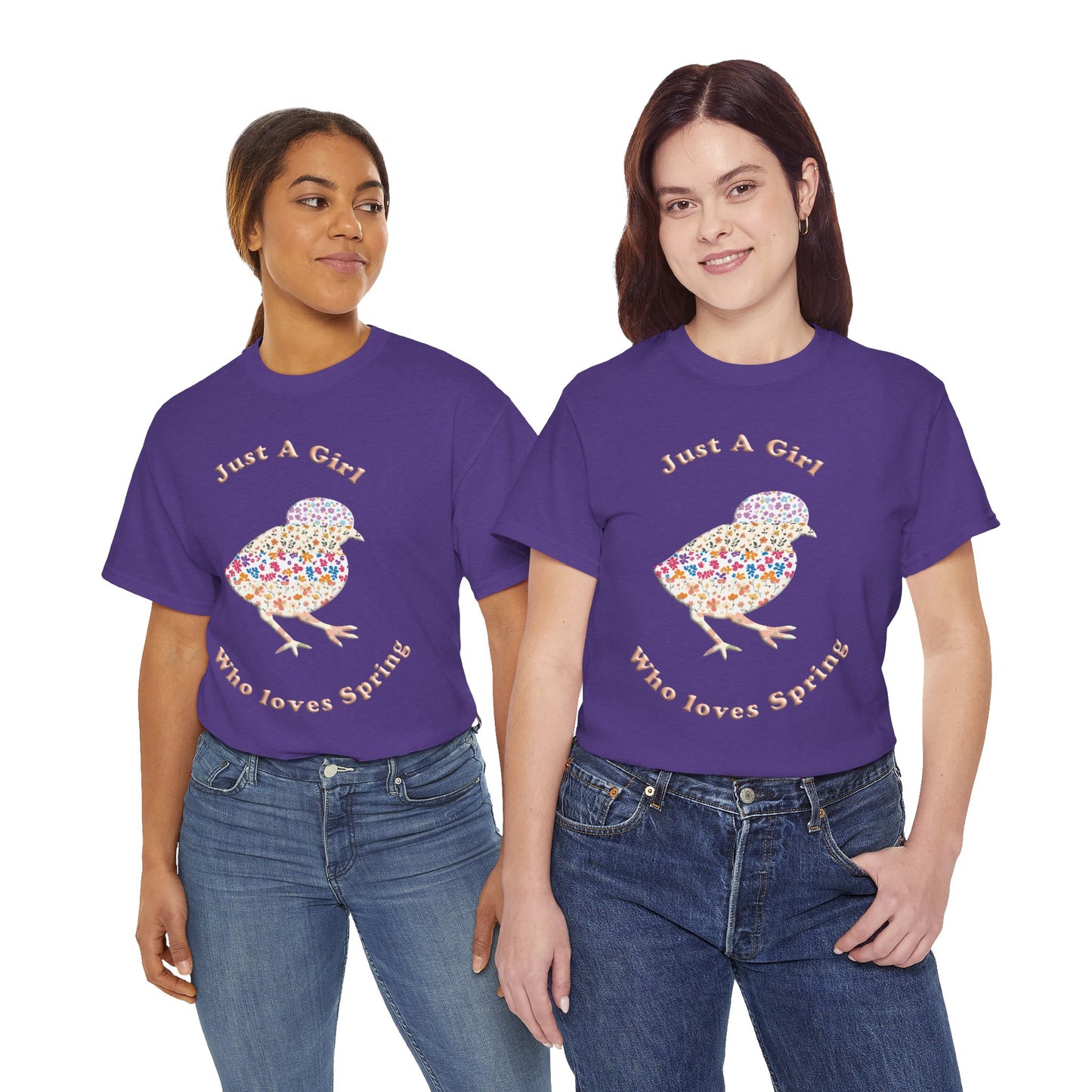 "Just a girl who loves Spring" flower Tee