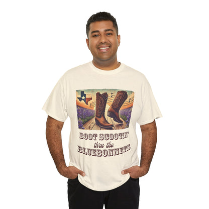 Unisex Tee - Boot Scootin’ Thru the Bluebonnets