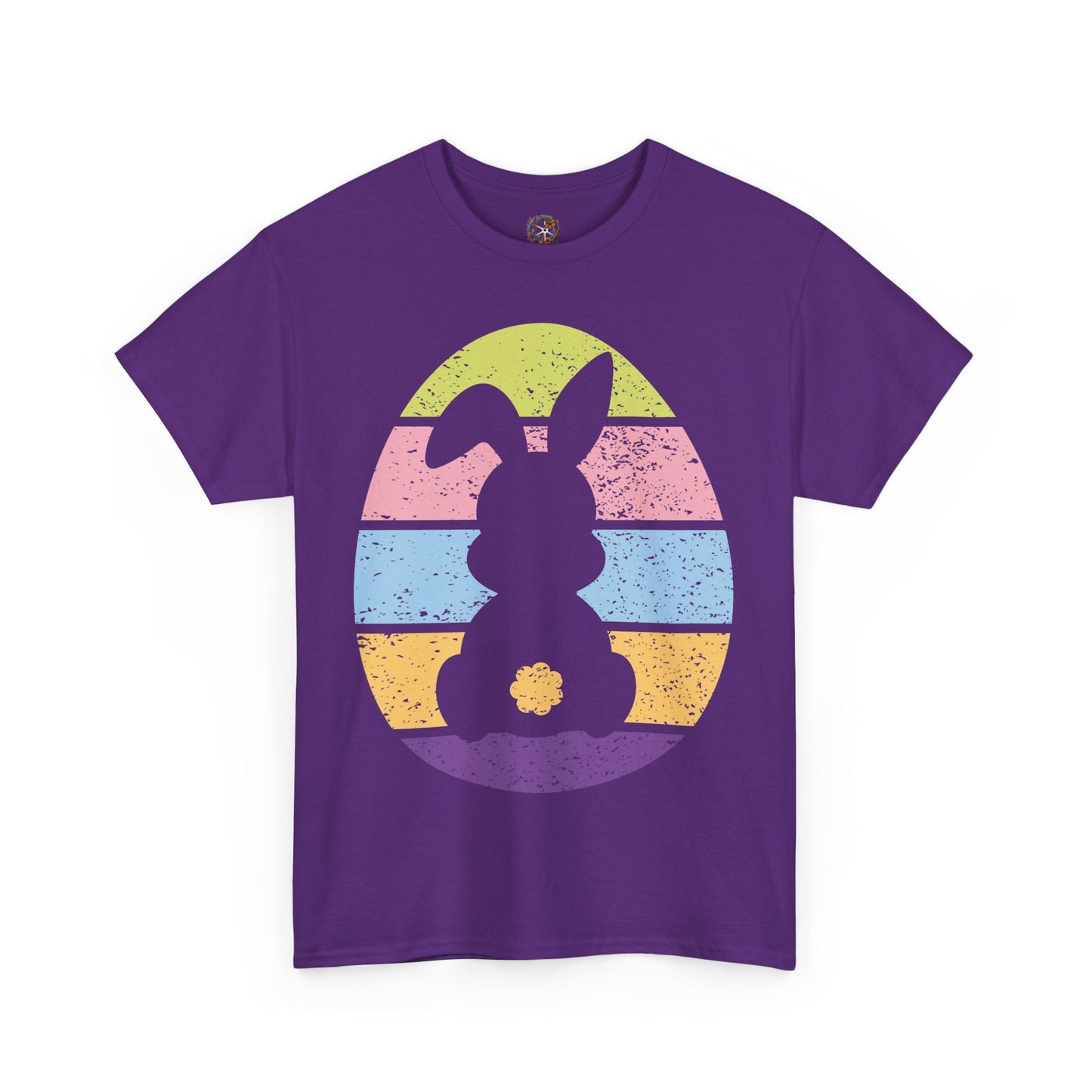 Color Band Grunge Bunny T-Shirt – Easter with an Edge
