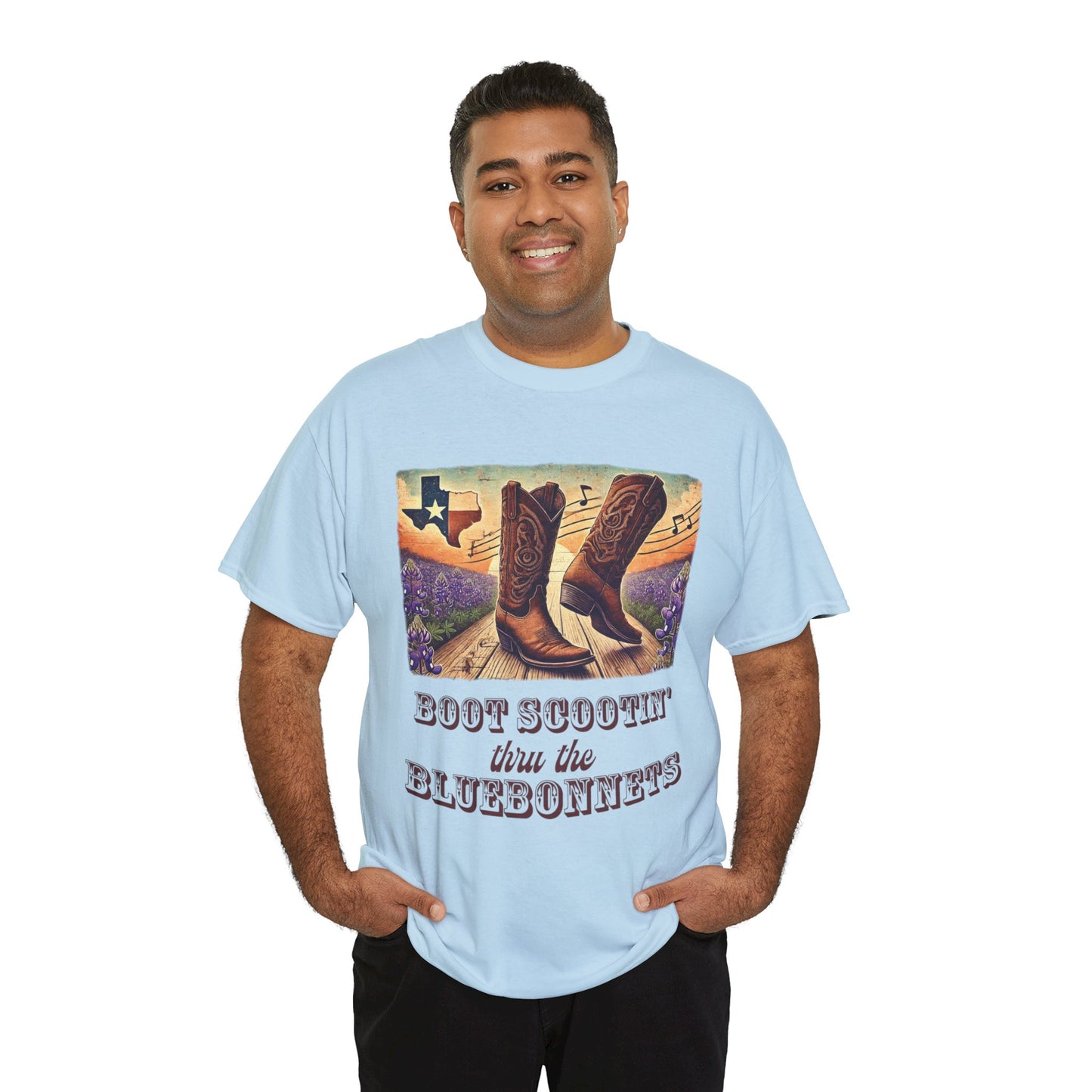 Unisex Tee - Boot Scootin’ Thru the Bluebonnets