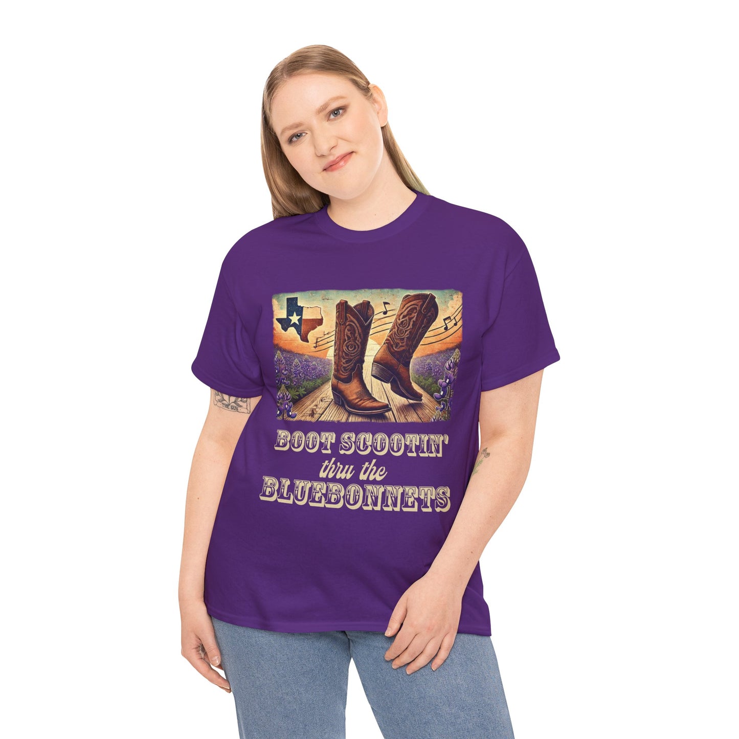 Unisex Tee - Boot Scootin’ Thru the Bluebonnets