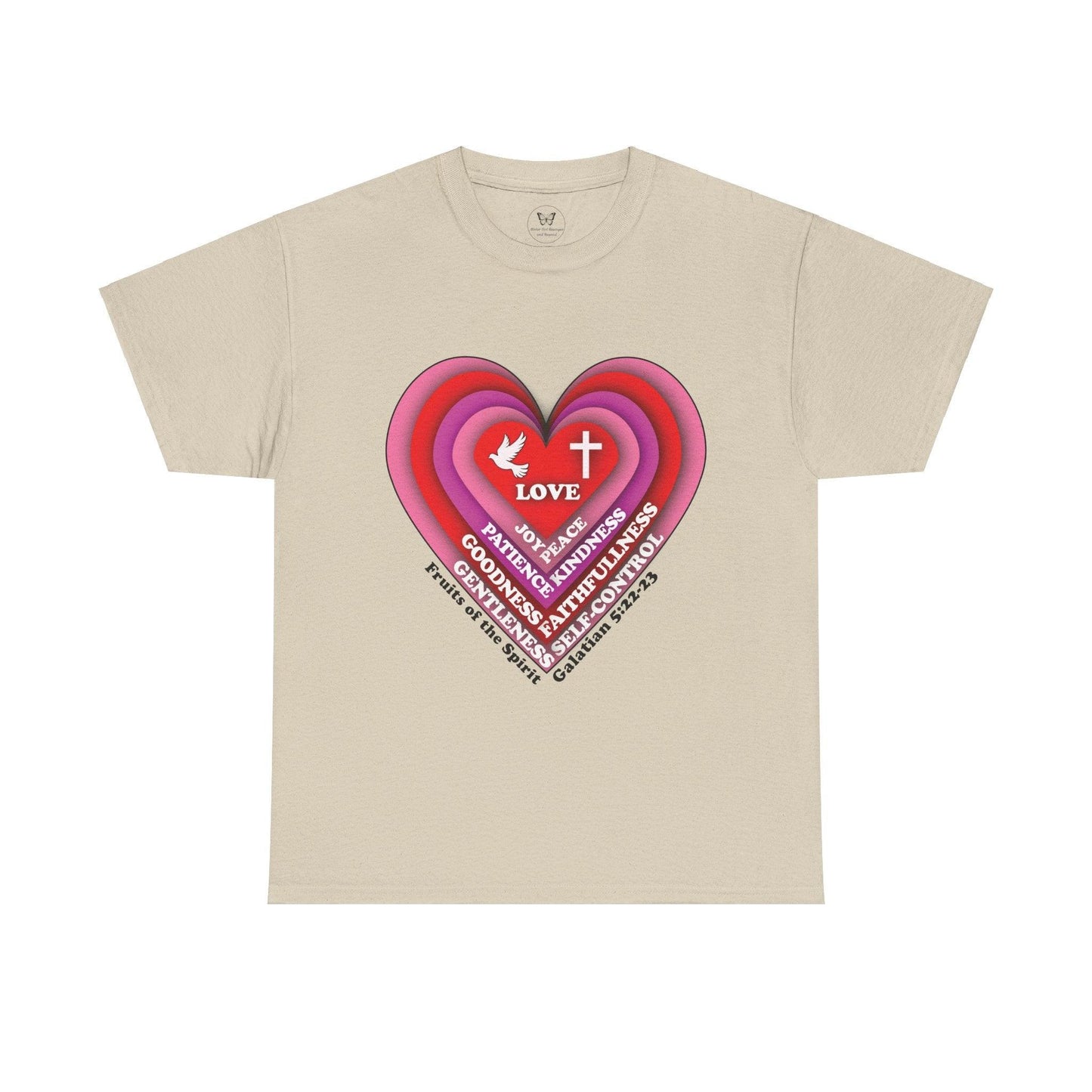 Unisex Tee - Heart Fruits of the Spirit - Motor Girl Boutique