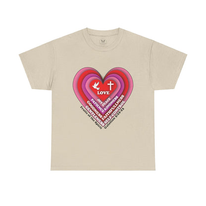 Unisex Tee - Heart Fruits of the Spirit - Motor Girl Boutique