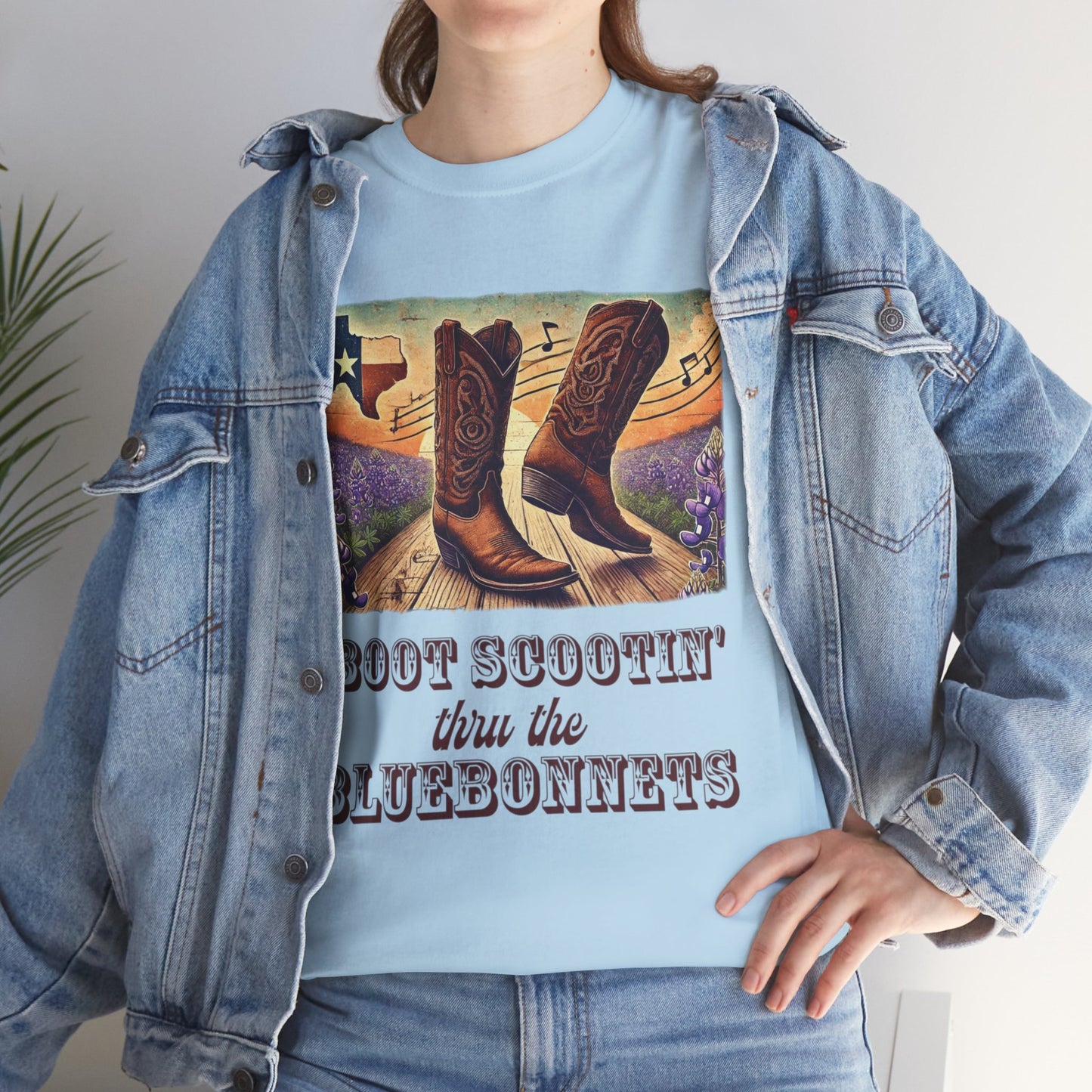 Unisex Tee - Boot Scootin’ Thru the Bluebonnets