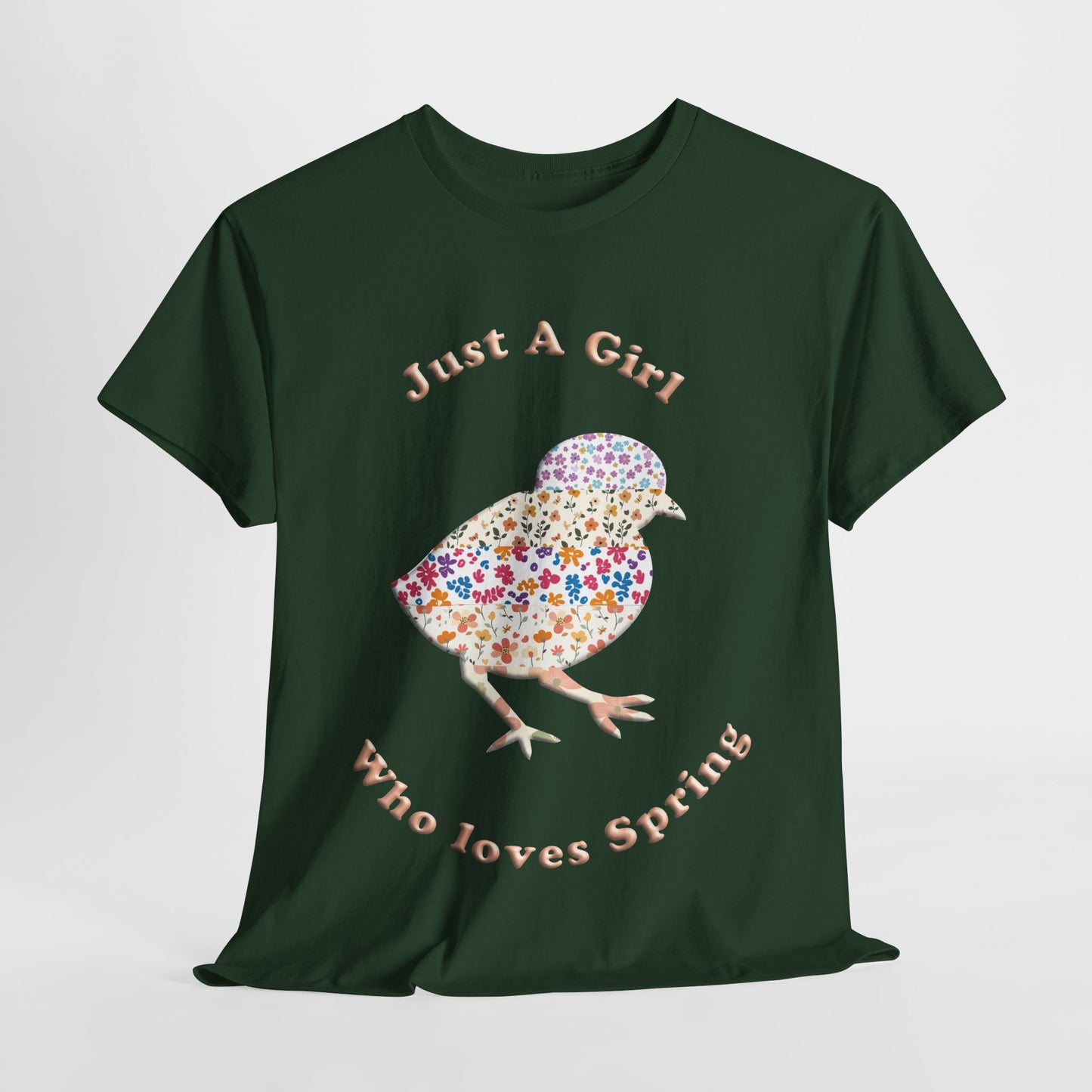 "Just a girl who loves Spring" flower Tee