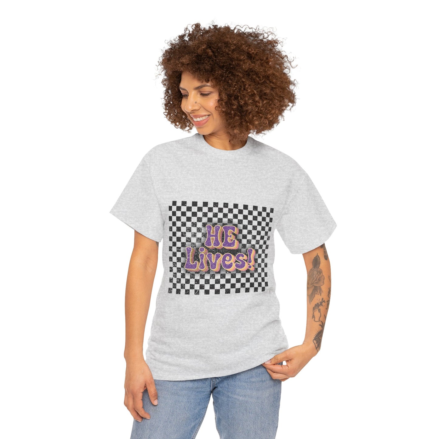 He Lives! Retro Easter T-Shirt – Faith That Speaks Loud and Clear