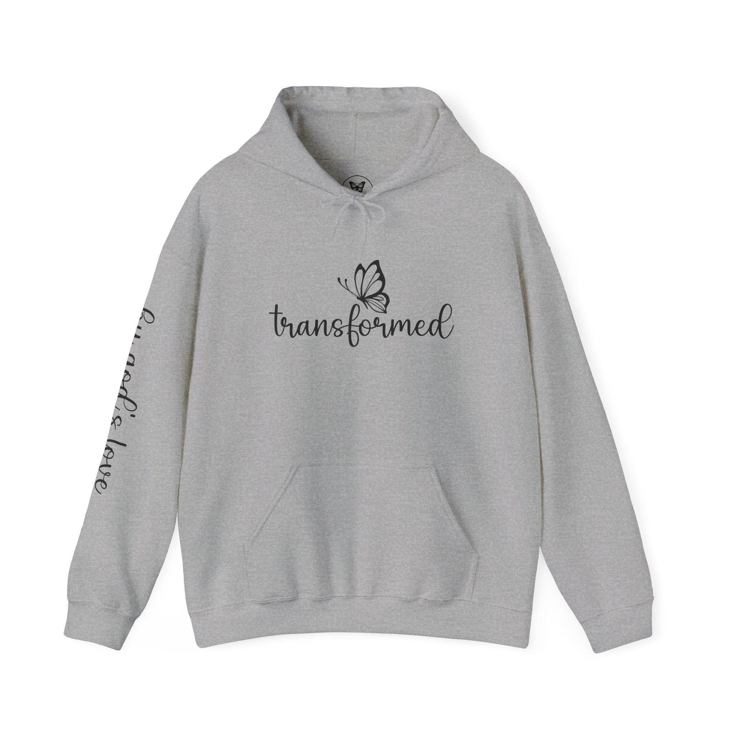 Butterfly Transformed Unisex Hoodie - God's Love Design - Motor Girl Boutique
