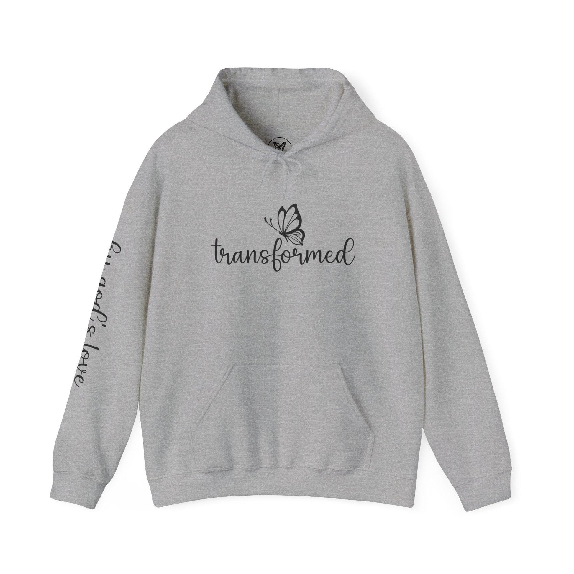 Butterfly Transformed Unisex Hoodie - God's Love Design - Motor Girl Boutique