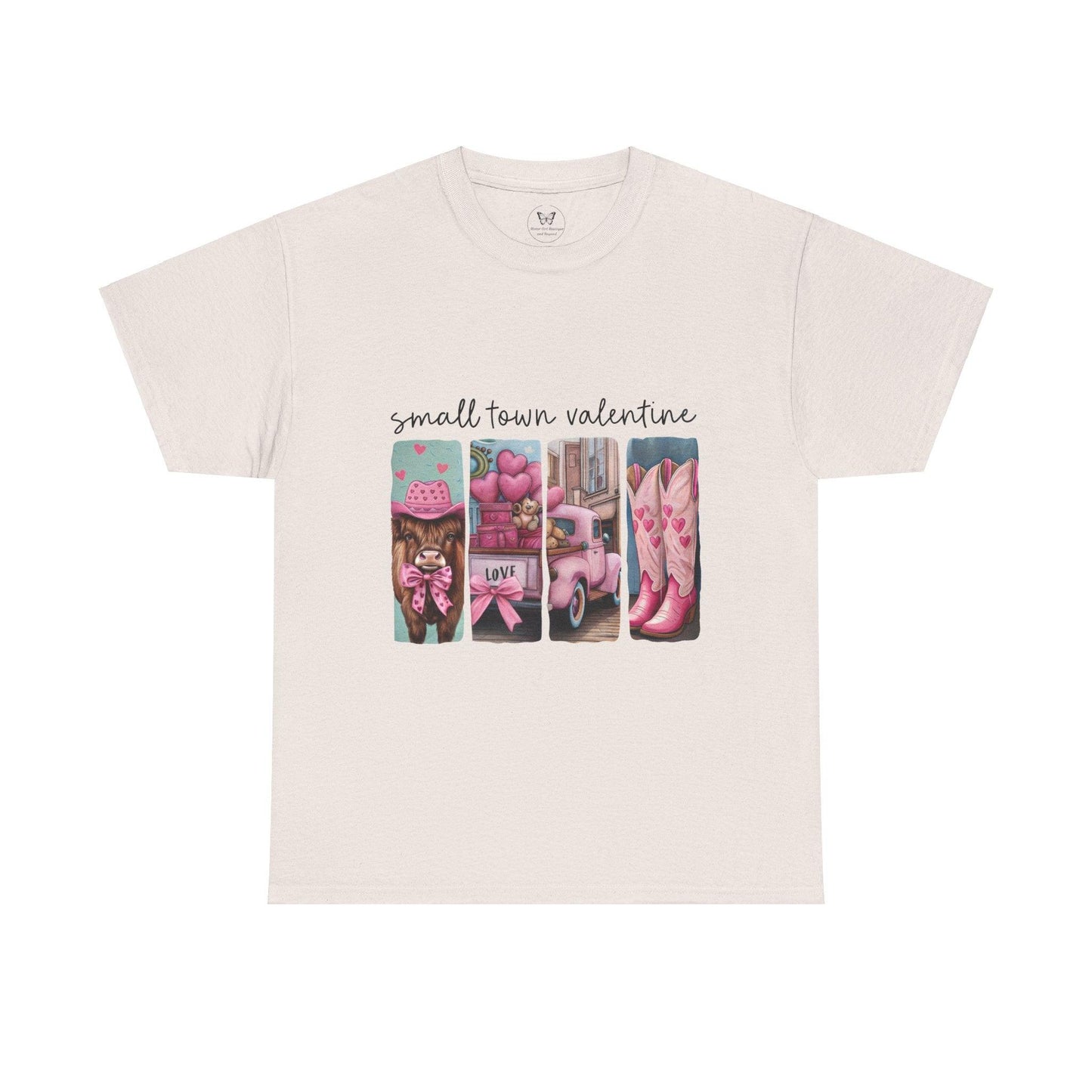 Unisex Tee - Small Town Valentine - Motor Girl Boutique