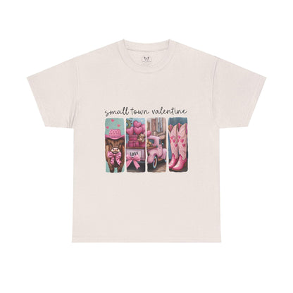Unisex Tee - Small Town Valentine - Motor Girl Boutique