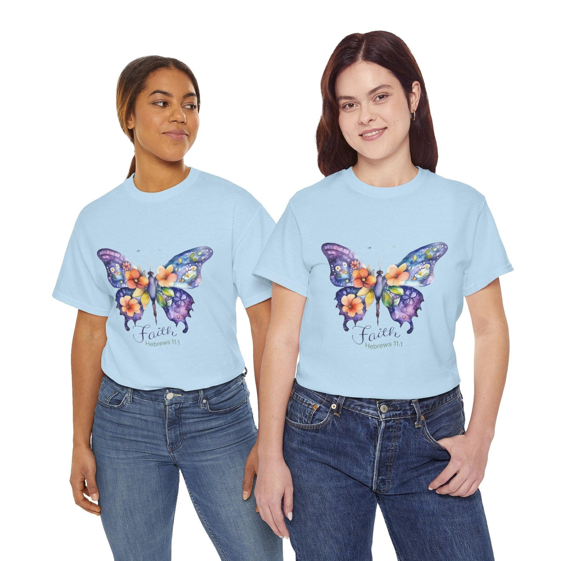 Faith Butterfly Hebrews 11 Tee - Motor Girl Boutique