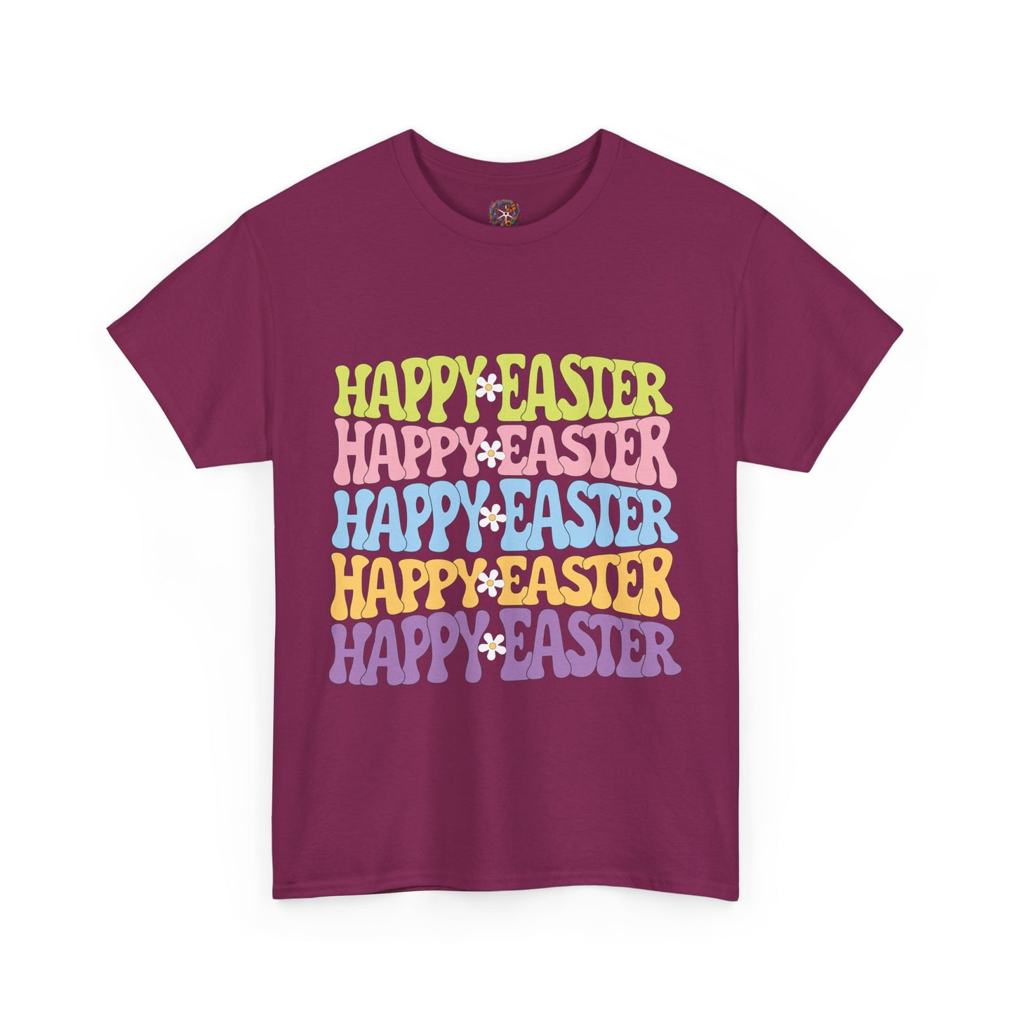 Happy Easter Four Ways T-Shirt – Groovy Colors, Retro Vibes