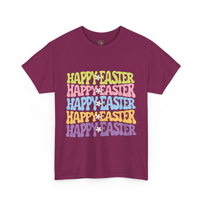 Happy Easter Four Ways T-Shirt – Groovy Colors, Retro Vibes