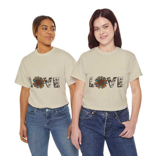 Unisex Tee - Western Sunflower Love - Motor Girl Boutique