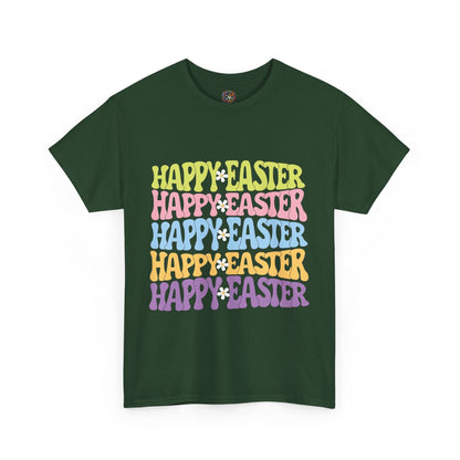 Happy Easter Four Ways T-Shirt – Groovy Colors, Retro Vibes