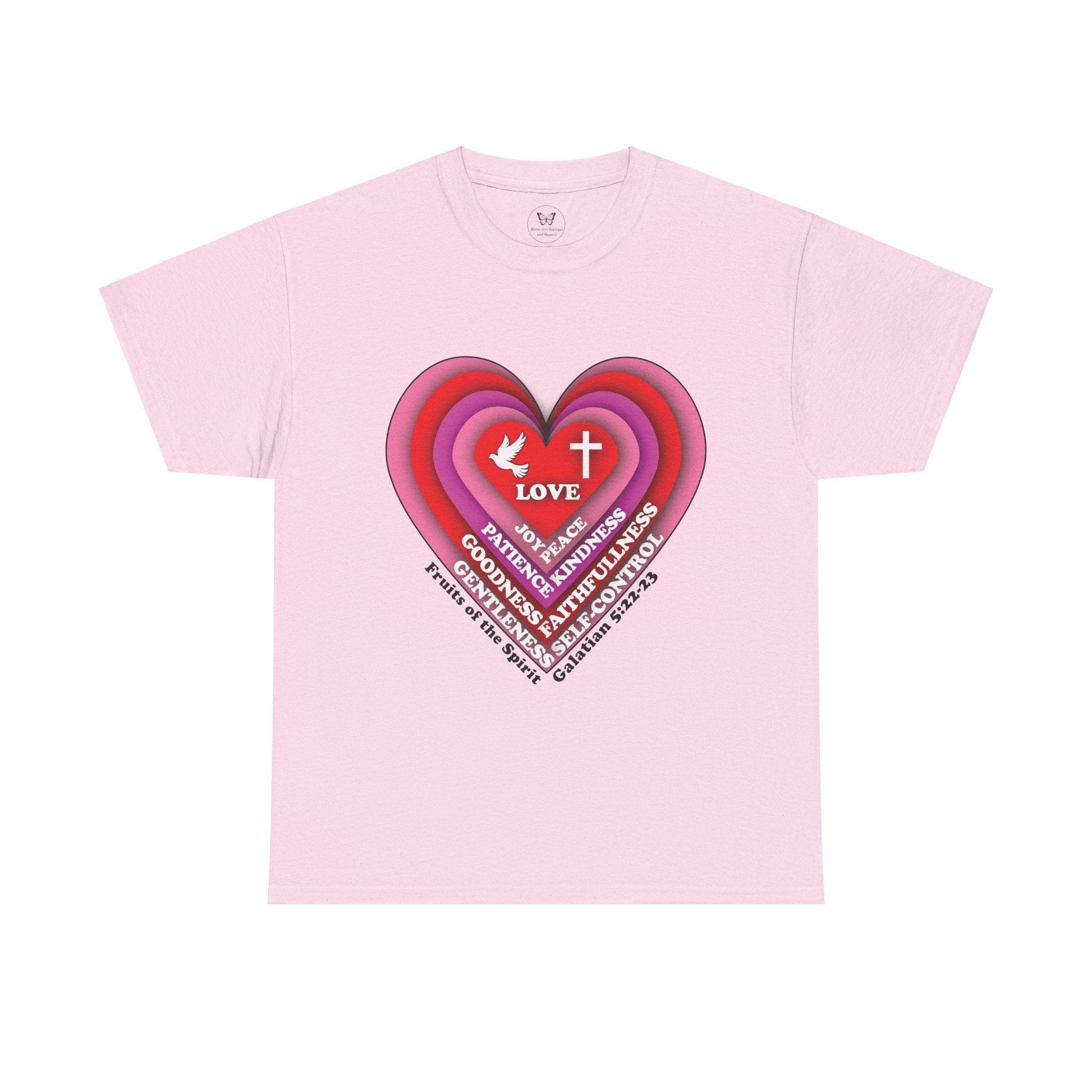 Unisex Tee - Heart Fruits of the Spirit - Motor Girl Boutique