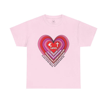 Unisex Tee - Heart Fruits of the Spirit - Motor Girl Boutique