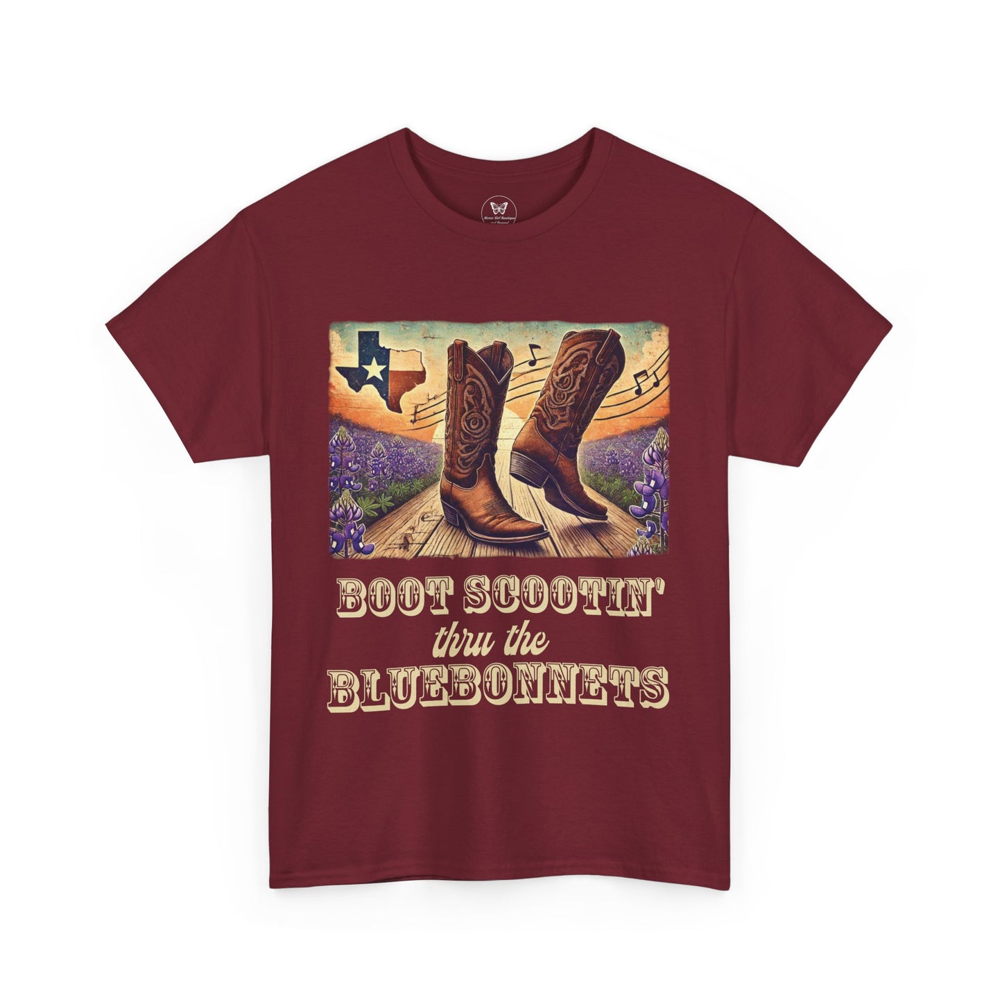 Unisex Tee - Boot Scootin’ Thru the Bluebonnets