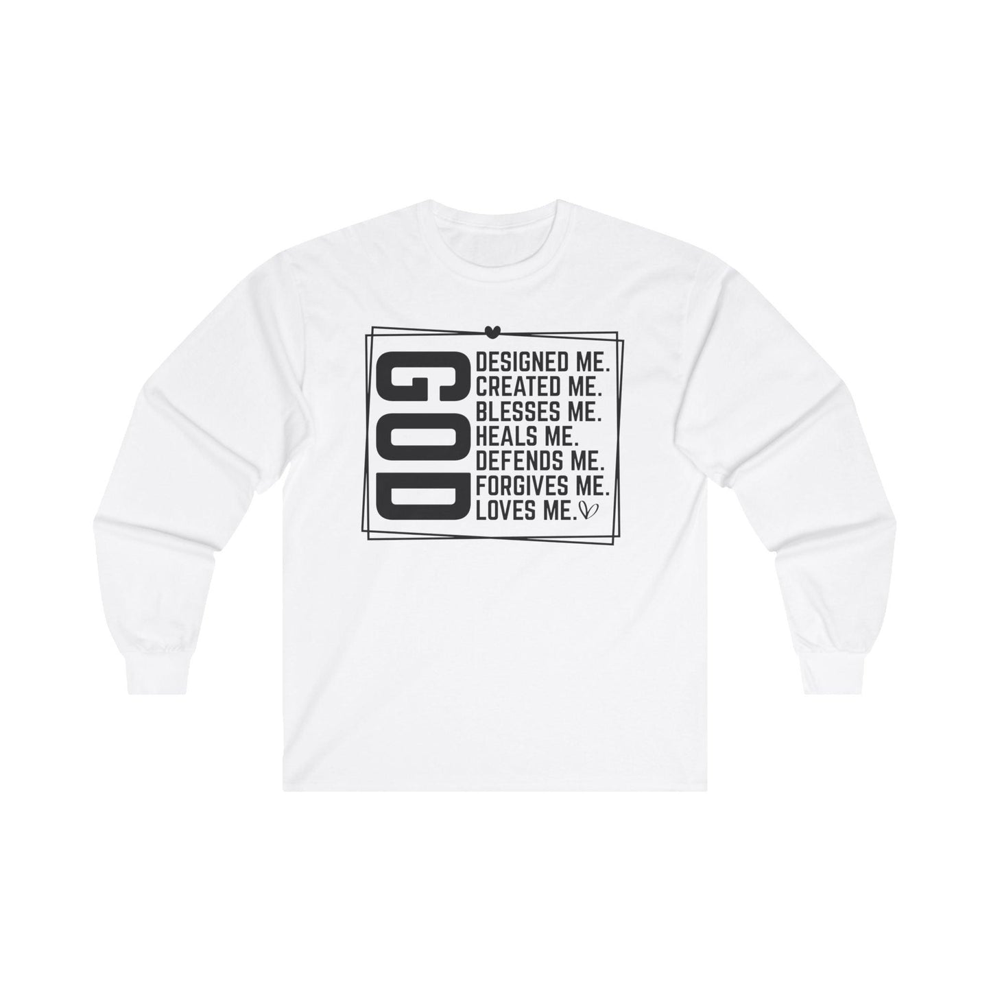 God Designed Me Long Sleeve Tee - Motor Girl Boutique