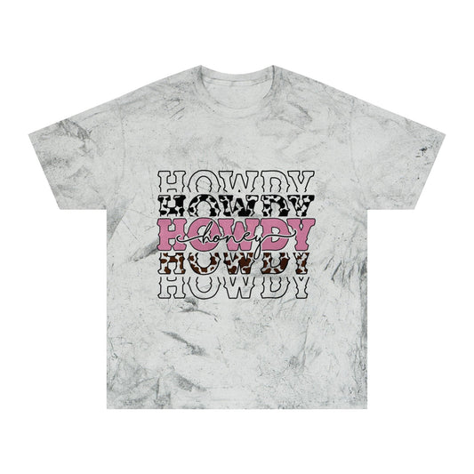 Color Blast T-Shirt - Howdy Honey Western Design - Motor Girl Boutique