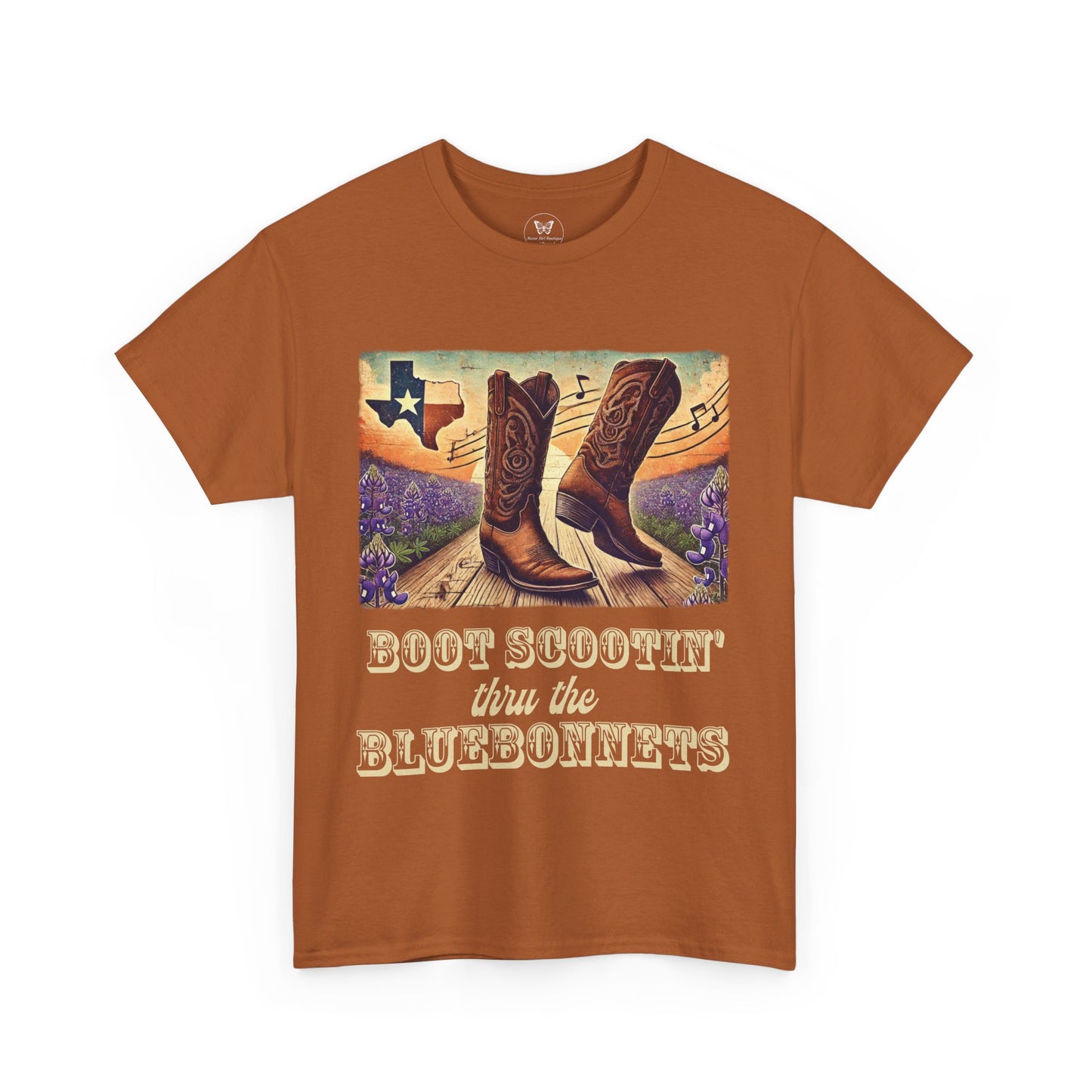 Unisex Tee - Boot Scootin’ Thru the Bluebonnets