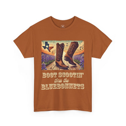 Unisex Tee - Boot Scootin’ Thru the Bluebonnets
